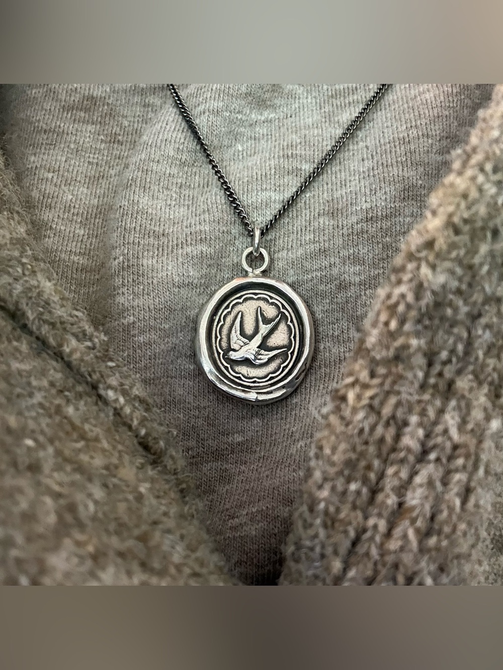 Pyrrha Free Spirited Swallow Talisman ❤️